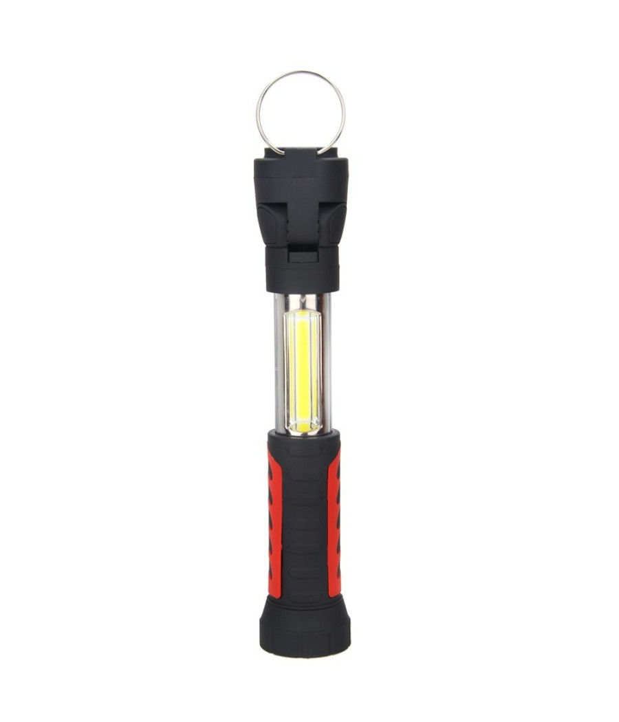 Torcia Lampada Portatile Ricaricabile Led Strip Cob Base Calamitata Allungabile - immagine 3