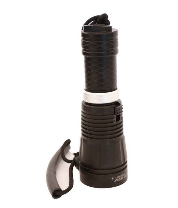 Torcia Lampada Subacquea Led Cree T6 Ricaricabile Tattica Immersione Bl-8751 - immagine 2