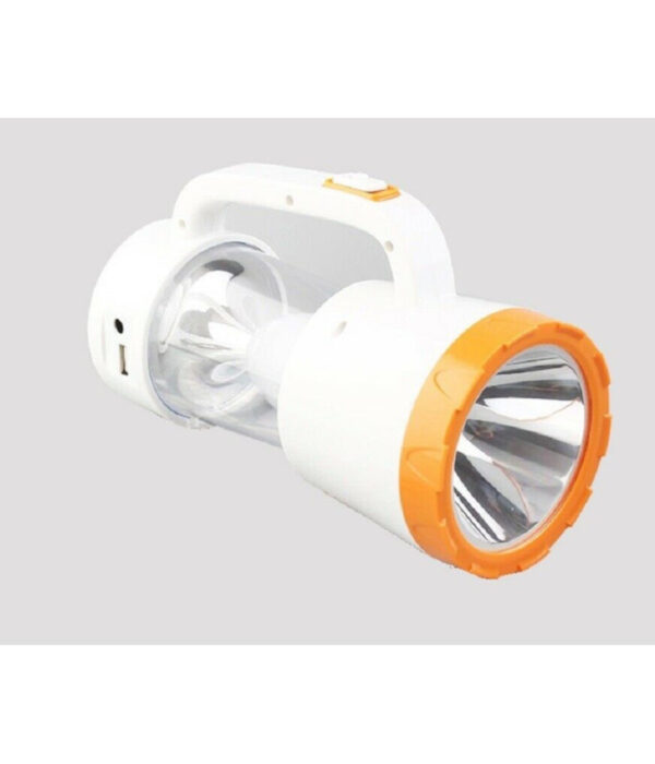 Torcia Lanterna Lampada Ricaricabile Led 250lm Con Pannello Solare Usb Dd-161016 - immagine 2