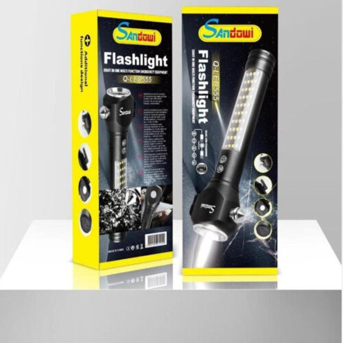 Torcia Led Flashlight Accessorio Casa Esterni Emergenza Multifunzione Q-led55