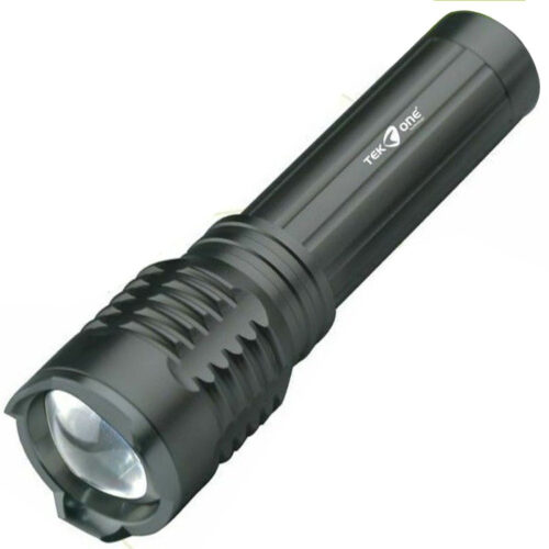 Torcia Led Tekone To-bl111 Con Zoom A Batteria Ricaricabile Luce Di Precisione