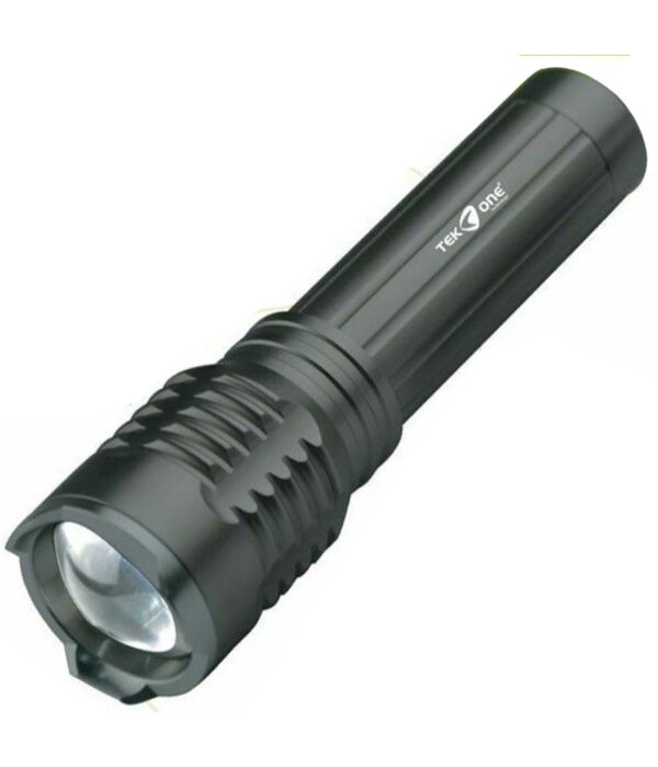 Torcia Led Tekone To-bl111 Con Zoom A Batteria Ricaricabile Luce Di Precisione