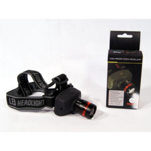 Torcia Luce Led Lampada Frontale Testa 3w Casco Headlamp Caccia Pesca