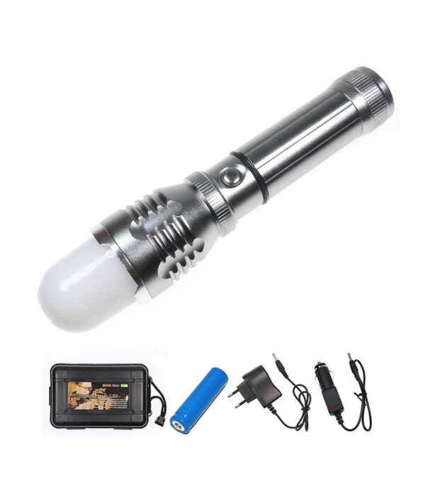 Torcia Portatile A Led Tekone To-bl101 Ricaricabile Luce Potente In Alluminio