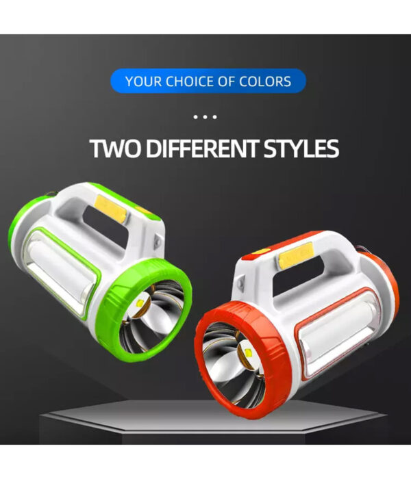 Torcia Solare Ricaricabile Usb A Led Multifunzione Con Luce Laterale Portatile - immagine 3