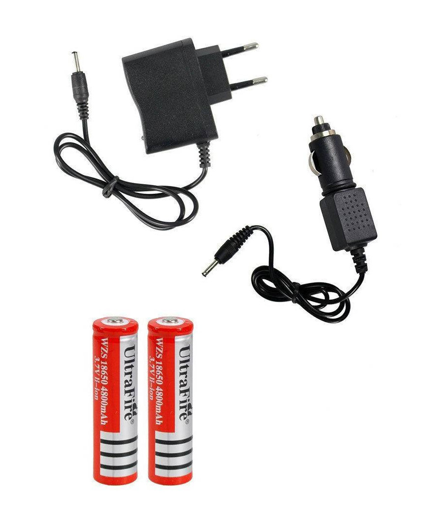 Torcia Tattica 1 Led Cree Con Zoom Ricaricabile Emergenza A Batterie 1820 - immagine 3