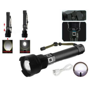 Torcia Tattica/militare Led Cree T6 Ricaricabile Zoom 2 Batterie P516-p70 V2
