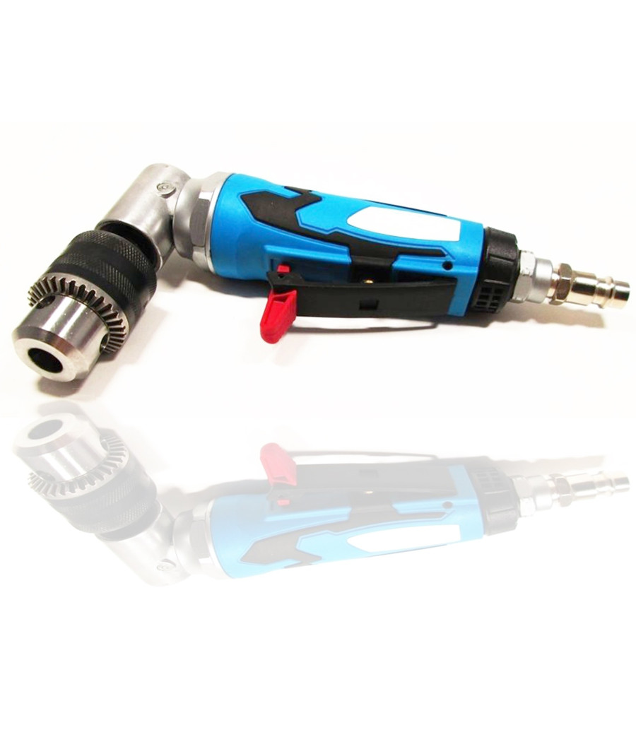 Trapano Angolare Pneumatico Ad Aria 3/8"minidrill Mandrino Cremagliera 10 Mm Pro