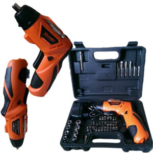 Trapano Avvitatore 4.8 Volt 45pz Con Innesti Accessori Convertibile In Verticale