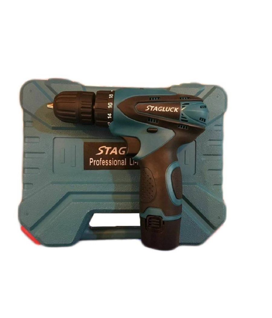 Trapano Avvitatore A Batteria A Litio Valigetta 14.4v Cordless Doppia Batteria - immagine 2