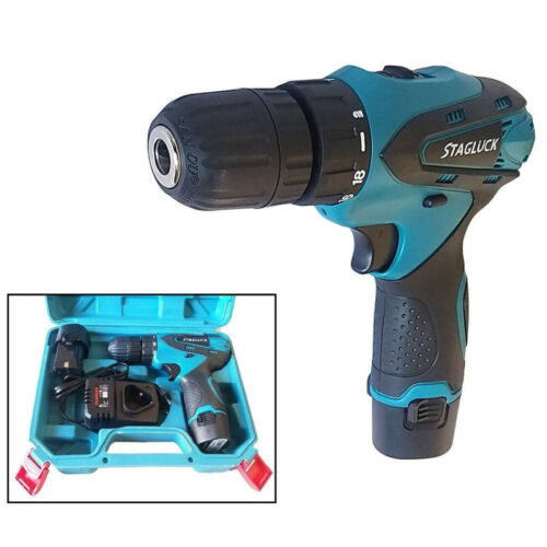 Trapano Avvitatore A Batteria A Litio Valigetta 14.4v Cordless Doppia Batteria