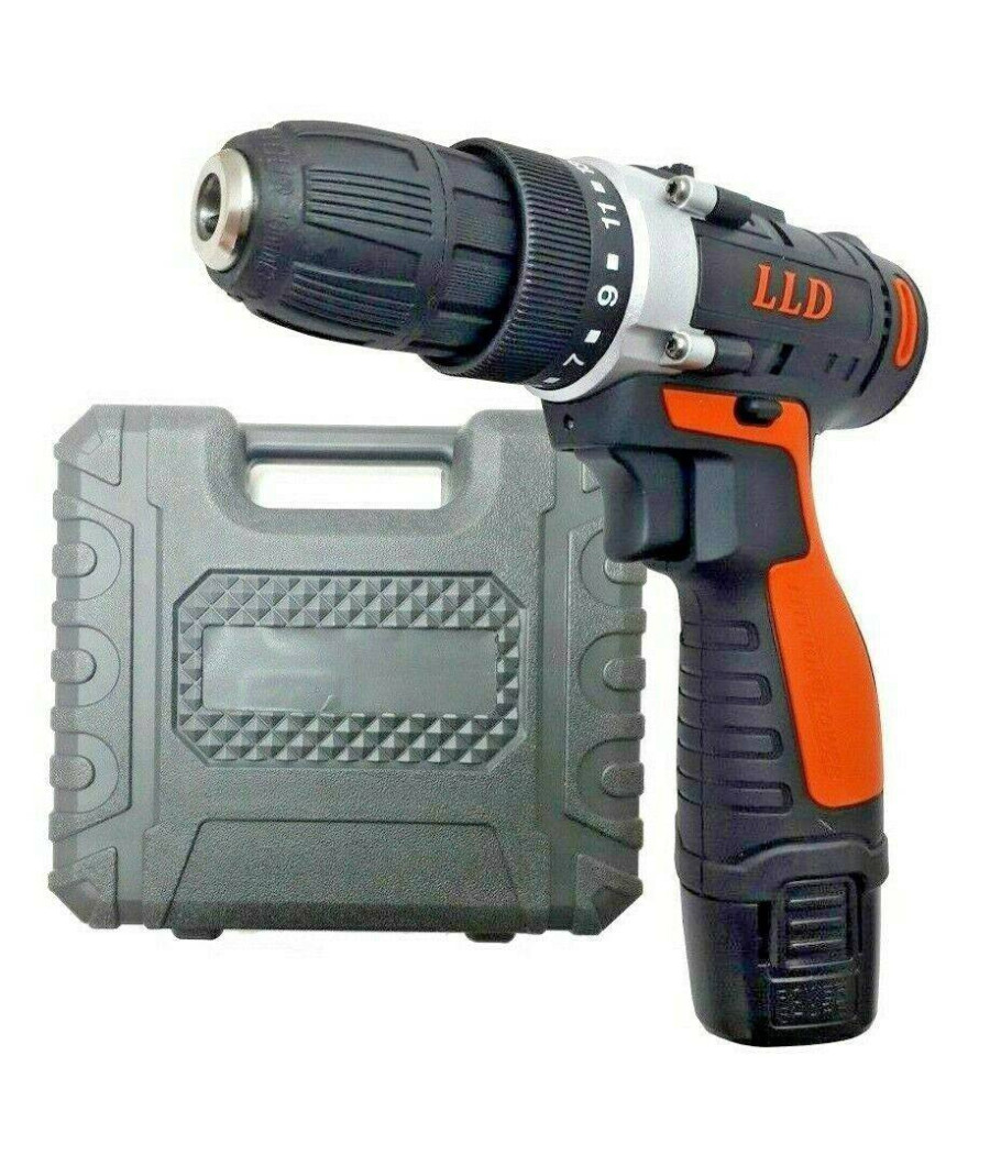 Trapano Avvitatore A Batteria Valigetta 18v Cordless + Batteria Omaggio - immagine 2