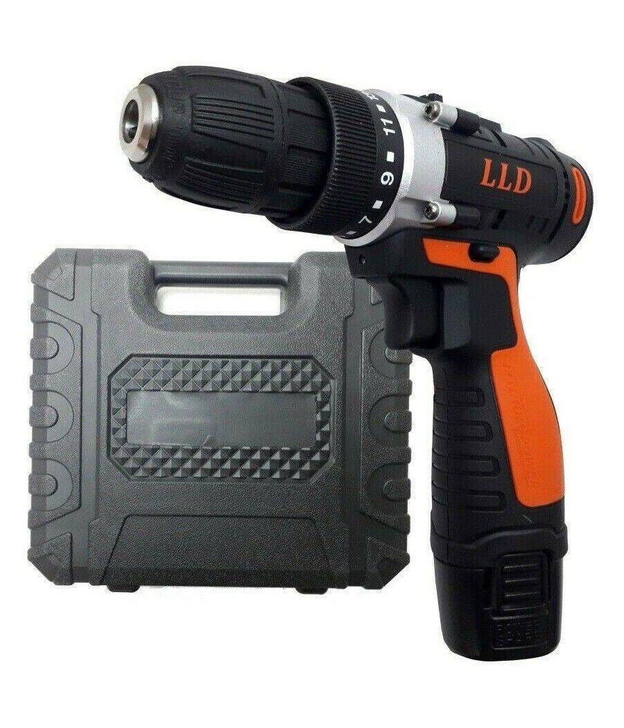 Trapano Avvitatore A Batteria Valigetta 18v Cordless + Batteria Omaggio