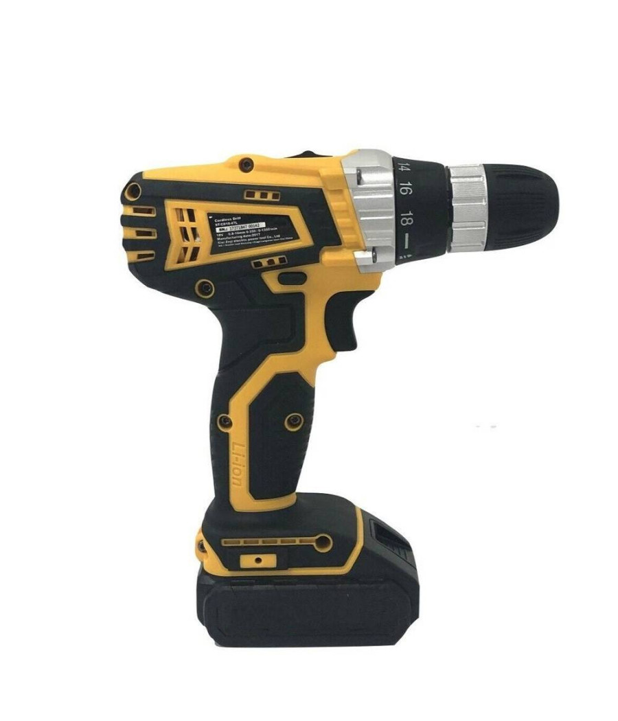 Trapano Avvitatore A Doppia Batteria Al Litio 24v + 92 Accessori Con Valigia - immagine 2