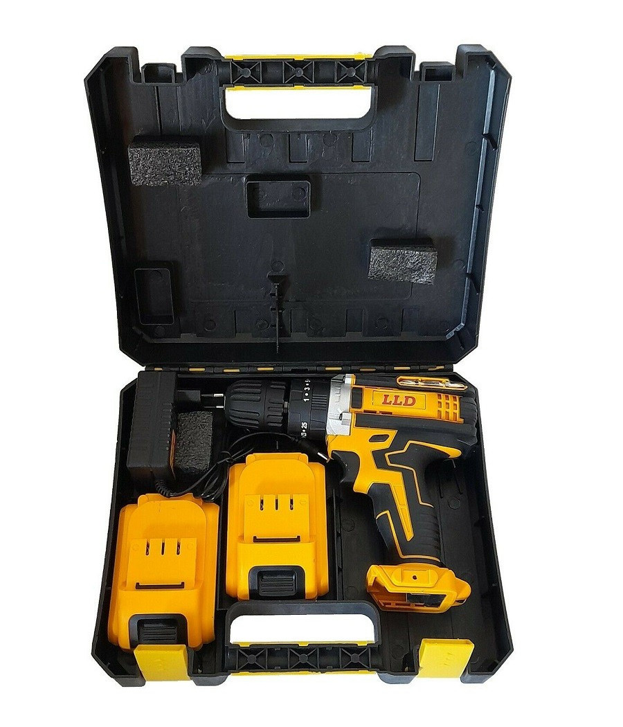 Trapano Avvitatore A Percussione 24v Doppia Batteria A Litio + Valigetta Dw24i - immagine 2