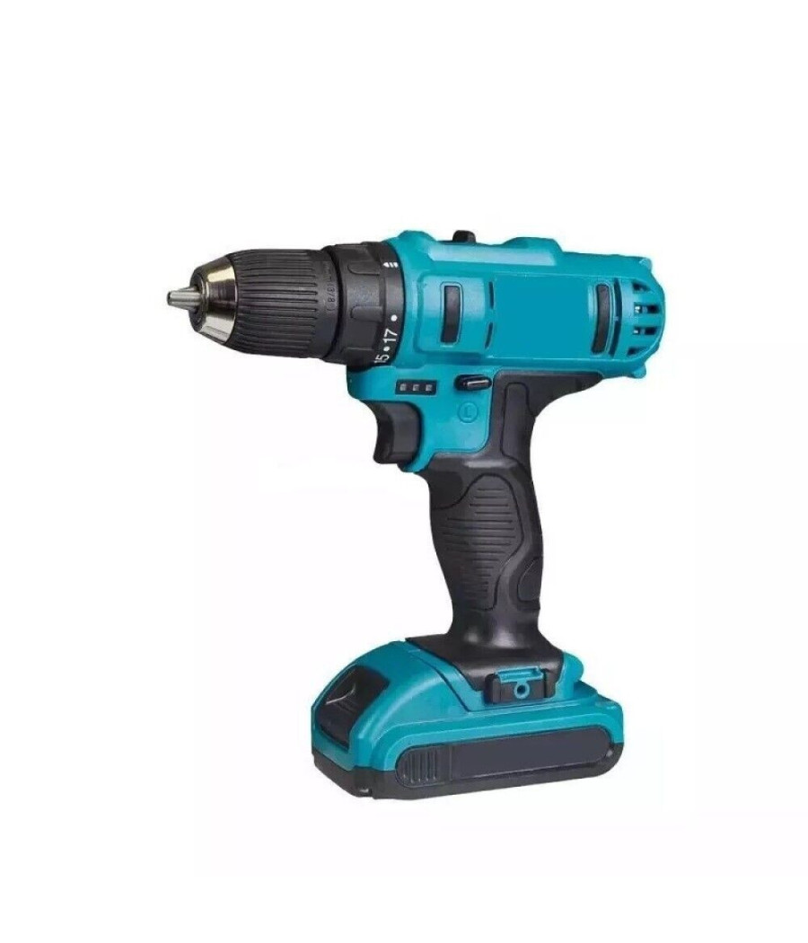 Trapano Avvitatore A Percussione Doppia Batteria 48v 4ah + Accessori Mls0002 - immagine 2