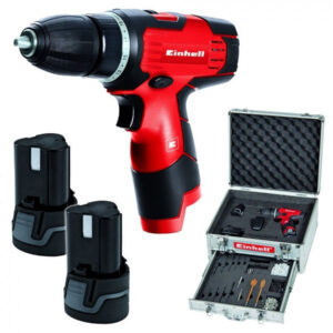Trapano Avvitatore Con Doppia Batteria Litio Accessori Einhell Th-cd 12-2 Li Kit