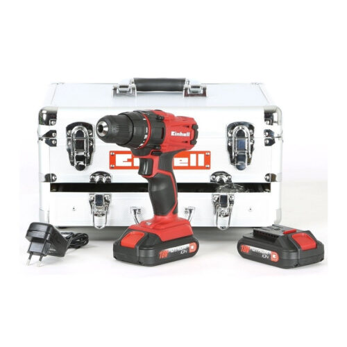 Trapano Avvitatore Einhell 18v Tc-cd 18-2 Li Kit Valigetta Alluminio