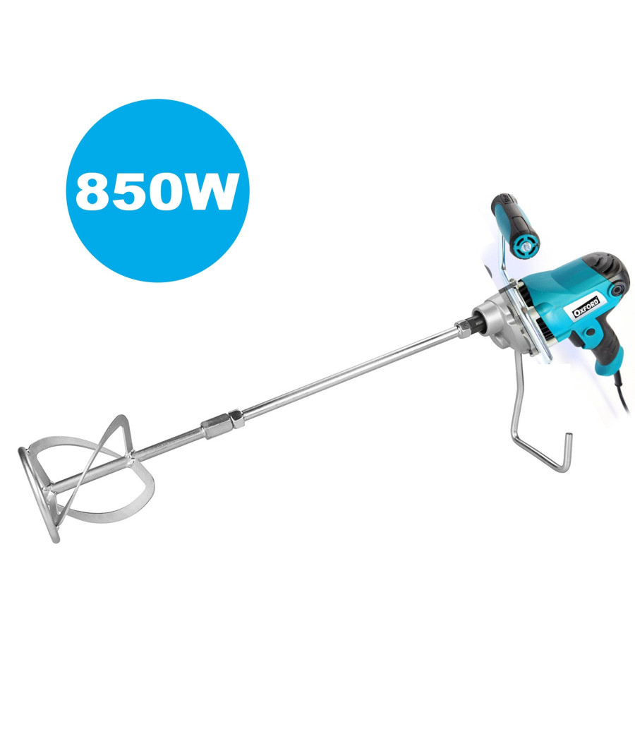 Trapano Miscelatore 850w Elettrico Frusta Impastatore Impastatrice 120mm - immagine 2