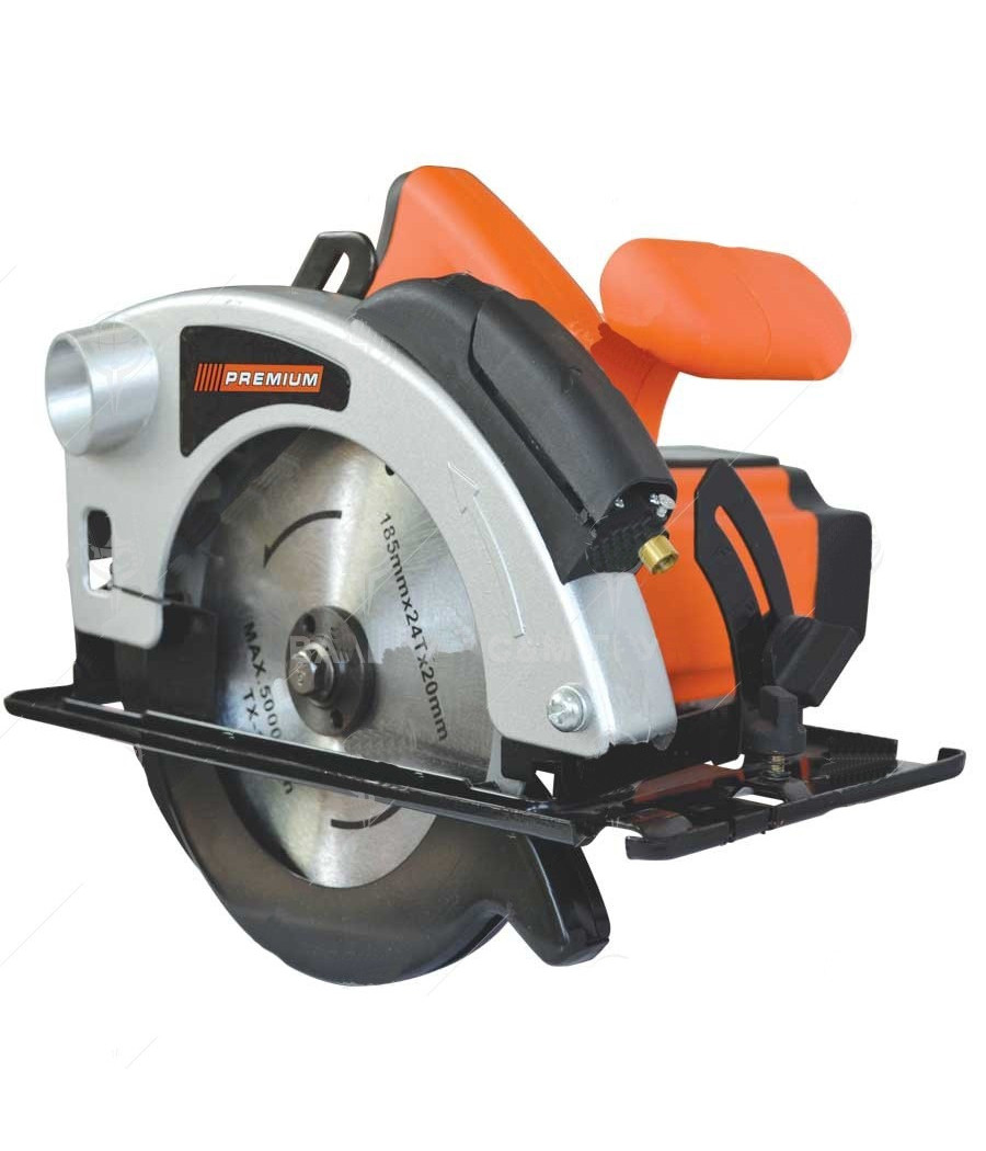 Troncatrice Sega Circolare Per Legno Lama 185mm Regolabile 1300w 4500 Rpm