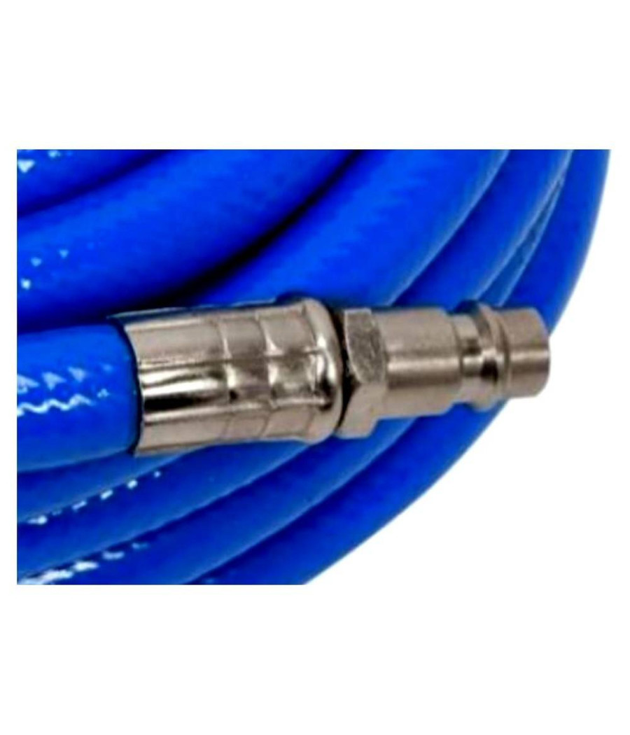 Tubo Aria Compressa Flessibile Per Compressore 12 Metri Raccordo Rapido 1/4″ - immagine 3