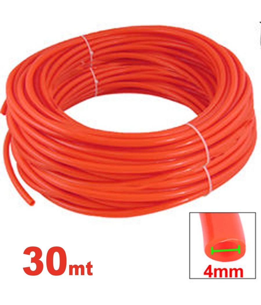 Tubo Prolunga Aria Compressa Flessibile Compressore Arancione Da 30 Metri