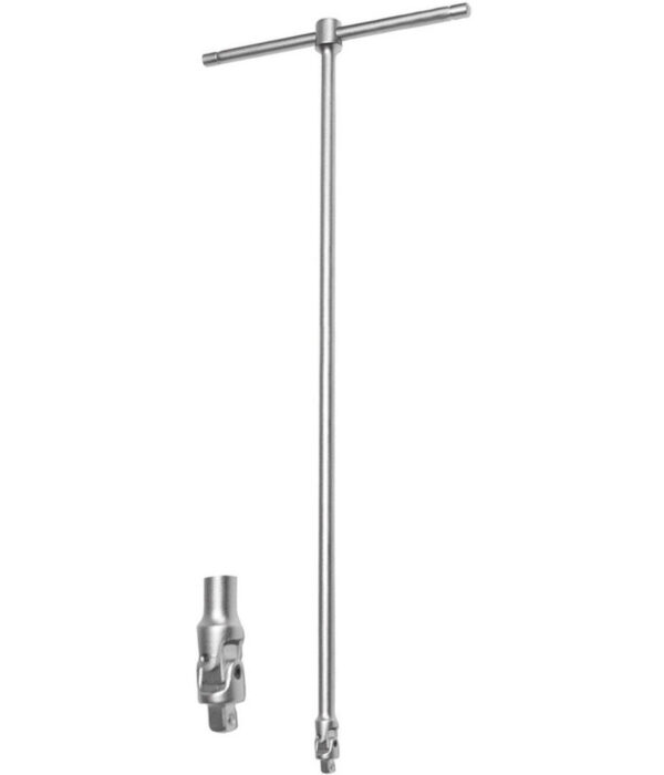 Usag Chiave Manico A T Con Snodo Snodabile Misura 1/2 Lunghezza 445 Mm