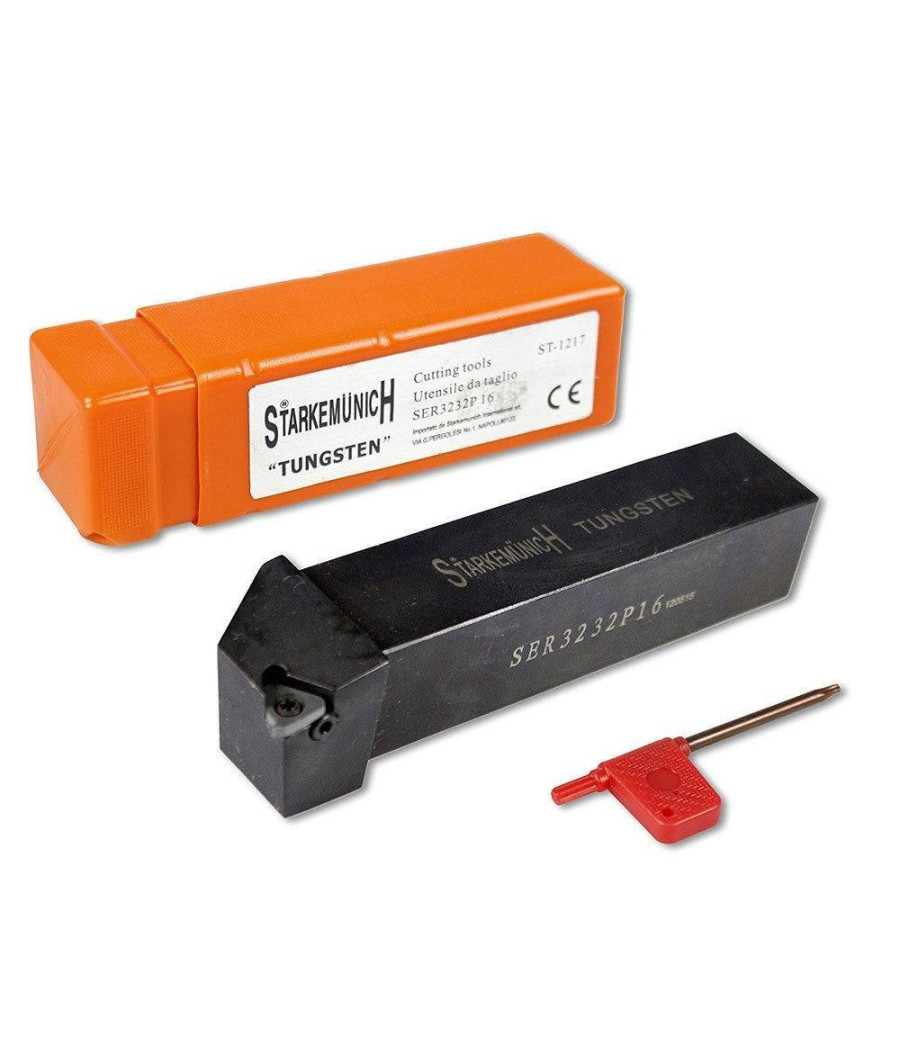 Utensile Per Tornio Filettatura Esterna Inserto 16er Bloccaggio Vite 32 Mm 1217