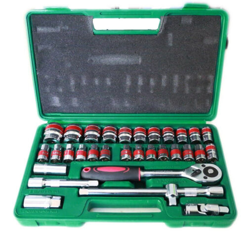Valigia Set Chiavi A Bussola 32 Pezzi Vanadium Con Cricchetto 32 Pz Vanadium