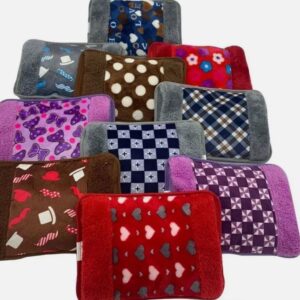 BORSA ACQUA CALDA ELETTRICA FODERATA SCALDAMANI FANTASIE ASSORTITE