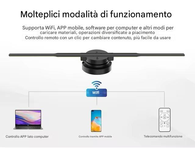 PROIETTORE OLOGRAFICO LASER 3D WIRELESS - immagine 4