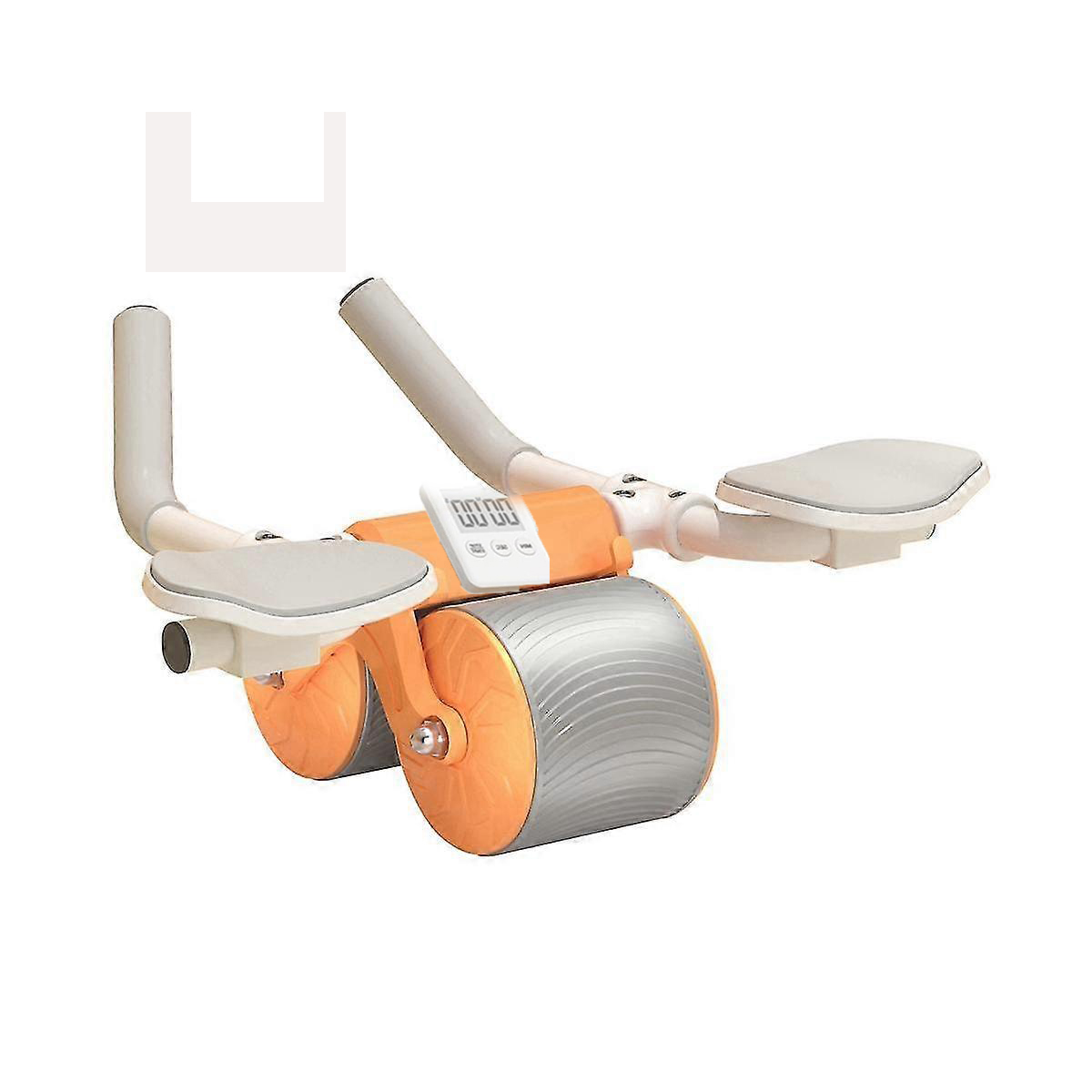 RUOTA PER ALLENAMENTO DELLA FORZA ADDOMINALE,CON SUPPORTO GOMITI E TIMER