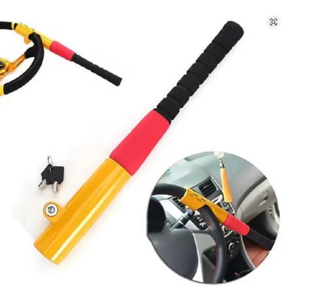 BLOCCA VOLANTE BASEBALL PER AUTO ANTIFURTO MECCANICO IMPEDISCE LA ROTAZIONE UNIVERSALE CON SERRATURA MORBIDA PLASTICA