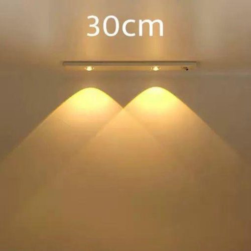 LUCI SOTTOPENSILE LED CON SENSORE DI MOVIMENTO PER INTERNI, LUCE PER ARMADIO RICARICABILE TRAMITE USB, 3 MODALITÀ DI ILLUMINAZIONE, LUCE DIMMERABILE CONTINUA, LUCE NOTTURNA 6500K PER ARMADIO, CUCINA, ARMADIO (7,87 POLLICI/20 CM)