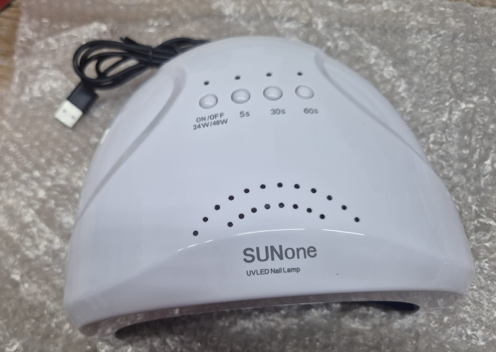 NEW SUN ONE 48W LAMPADA PER UNGHIE UV LED 3 TIMER CARICA USB