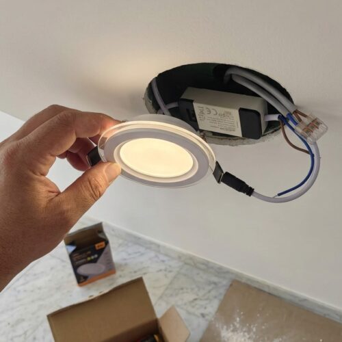 FARETTO LED DA INCASSO ROTONDO 6W – LUCE SELEZIONABILE (3000K / 4000K / 6500K)